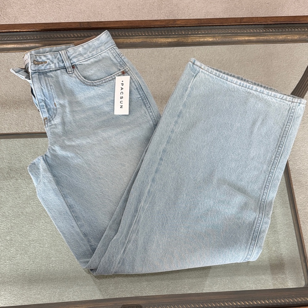 NWT Pacsun size 27 Light Blue Wide Leg Jeans